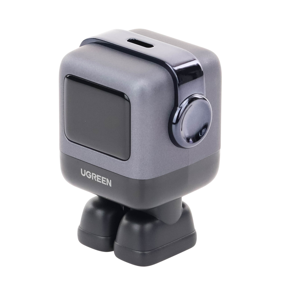 UGREEN 15550 Cargador Mini GaNRobot 30W serie UNO | 1 USB-C de Carga Rápida | Tecnología GaN II | Multiprotocolo PD/QC/SCP/FCA | Carga Inteligente | Pantalla LED | Zapato Magnético Extraíble | Thermal Guard | Color Negro. - imagen 6