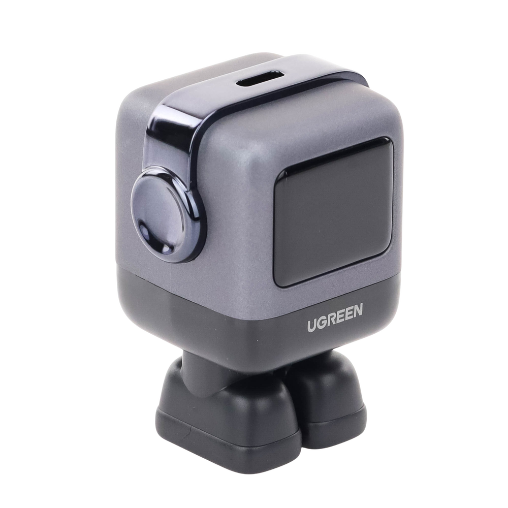 UGREEN 15550 Cargador Mini GaNRobot 30W serie UNO | 1 USB-C de Carga Rápida | Tecnología GaN II | Multiprotocolo PD/QC/SCP/FCA | Carga Inteligente | Pantalla LED | Zapato Magnético Extraíble | Thermal Guard | Color Negro. - imagen 9