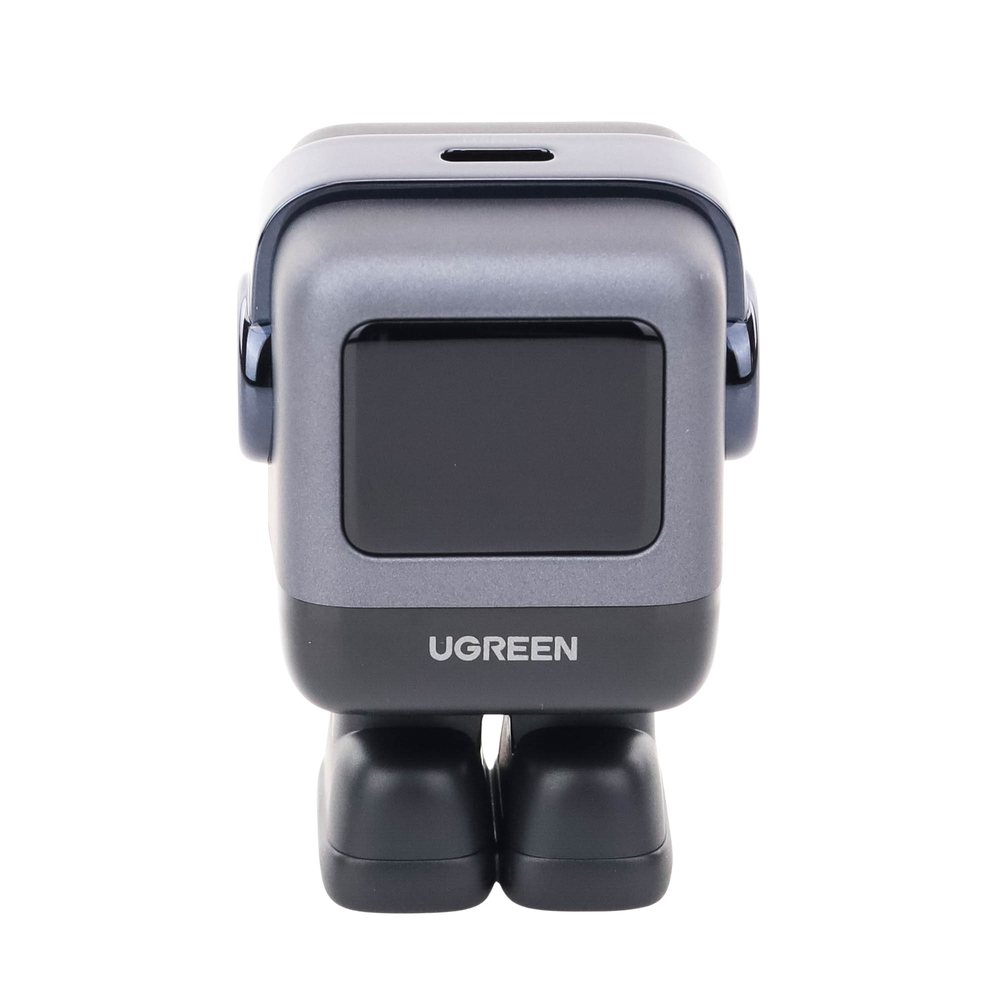 UGREEN 15550 Cargador Mini GaNRobot 30W serie UNO | 1 USB-C de Carga Rápida | Tecnología GaN II | Multiprotocolo PD/QC/SCP/FCA | Carga Inteligente | Pantalla LED | Zapato Magnético Extraíble | Thermal Guard | Color Negro. - imagen 8