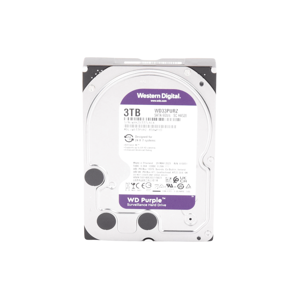 WESTERN DIGITAL (WD) WD33PURZ Disco Duro PURPLE de 3TB - imagen 4