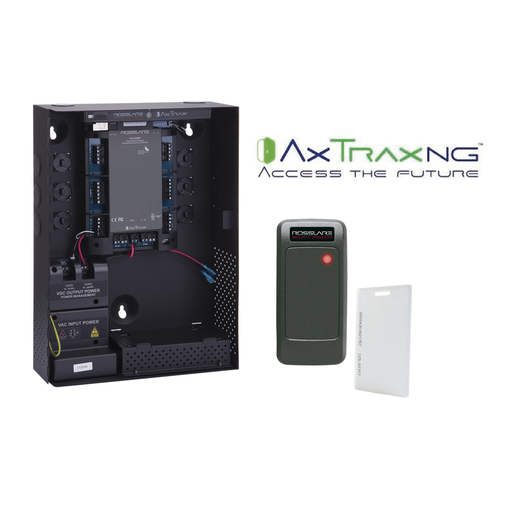 ROSSLARE SECURITY PRODUCTS ACK-04LS Kit de control de acceso de 2 lectoras IP