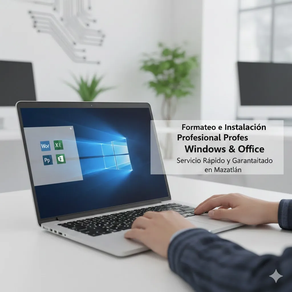 Formateo de Computadoras e Instalación de Windows y Office