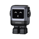 UGREEN 15550 Cargador Mini GaNRobot 30W serie UNO | 1 USB-C de Carga Rápida | Tecnología GaN II | Multiprotocolo PD/QC/SCP/FCA | Carga Inteligente | Pantalla LED | Zapato Magnético Extraíble | Thermal Guard | Color Negro.