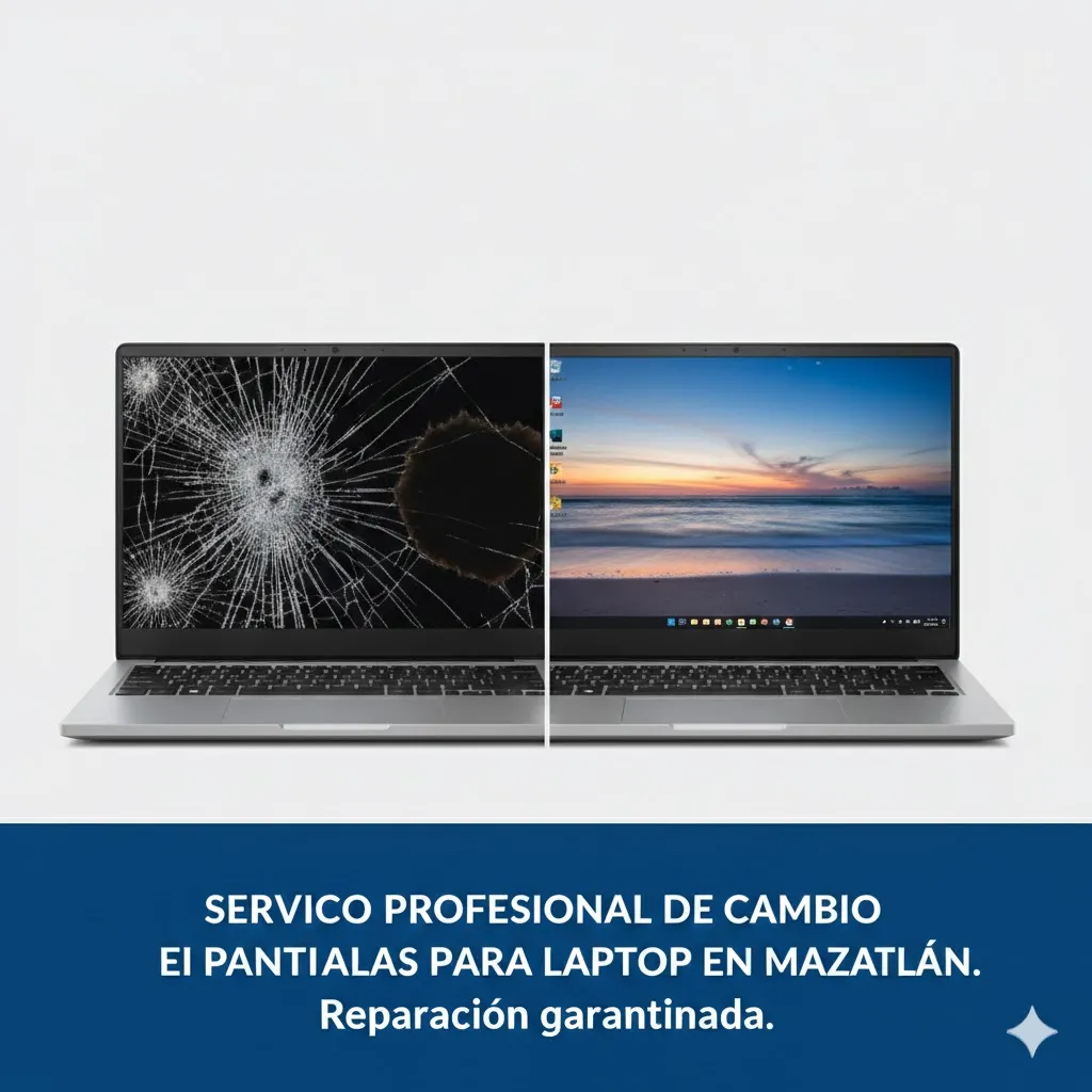 Servicio de Instalación y Cambio de Pantalla para Laptop - Mazatlán