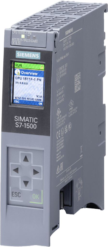 SIEMENS 6ES7511-1FL03-0AB0 CPU PLC Seguridad S7-1500F