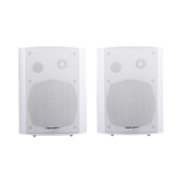 Altavoz amplificado pared Epcom ProAudio SF-775AW, 5" + 1.5", 20W, blanco