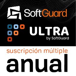 SoftGuard ULTRA MÚLTIPLE (Licencia Anual) / Software de Monitoreo / Plataforma Integral / Central de Alarmas / Video / GPS / Apps Móviles / CRM