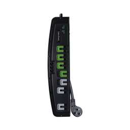 Multicontacto Con Supresor de Picos, Voltaje de Entrada 125 Vca NEMA 5-15P, Con 7 Salidas NEMA 5-15R, 2250 Joules, Protección RJ11